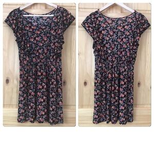 Deb floral ruffled bodice mini dress size XS
